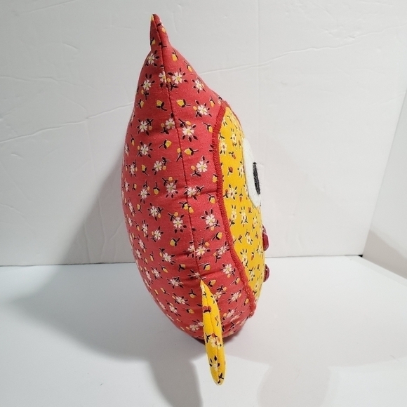 Handmade Owl Plush Pillow throw decor - Picture 3 of 5